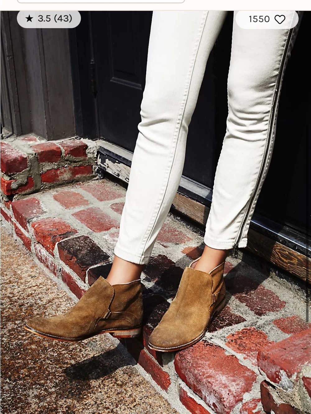 Free People Summit Women’s Suede Ankle Booties in Taupe